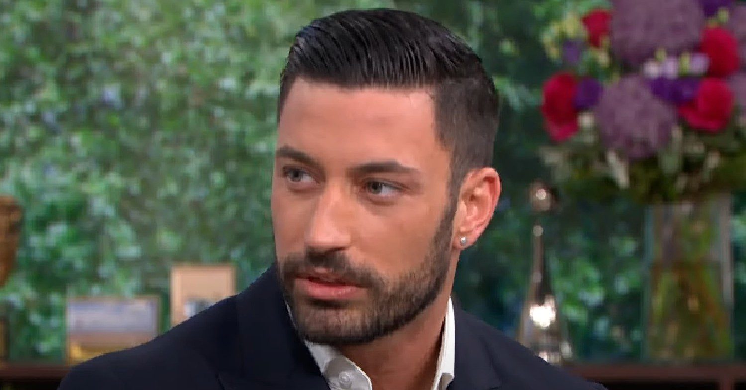 Strictly star Giovanni Pernice talking on This Morning
