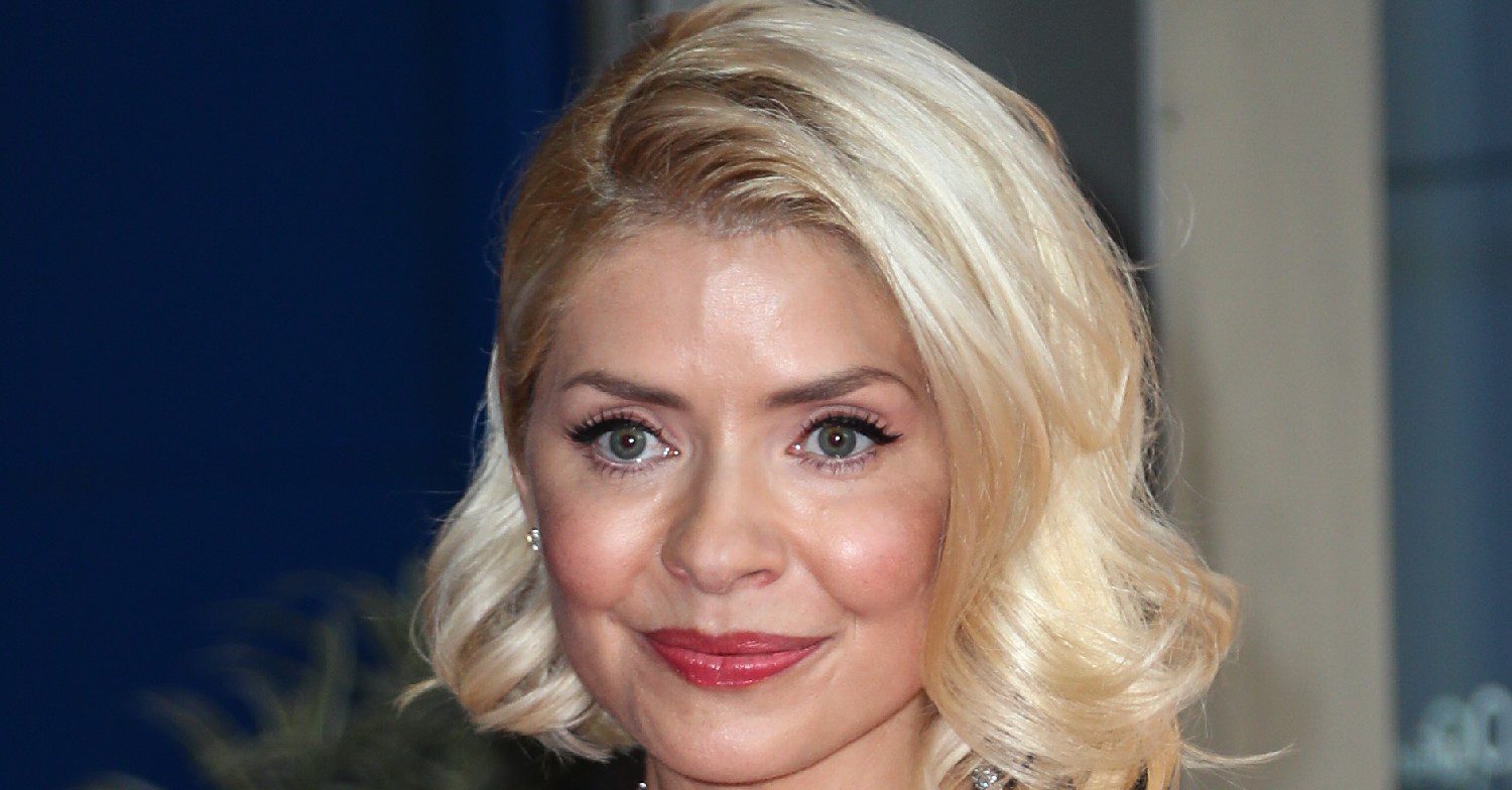 Close up of Holly Willoughby smiling to camera