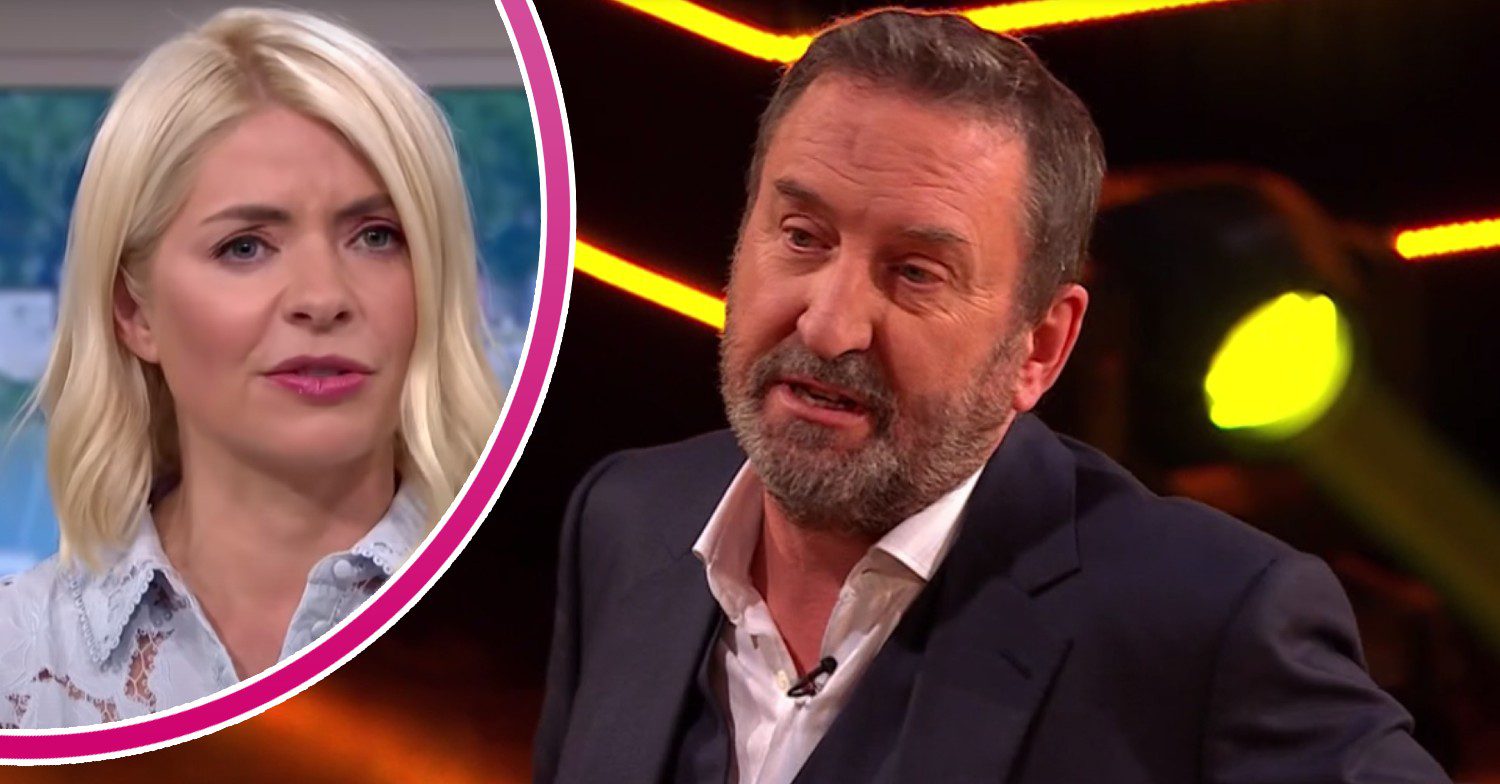 Holly Willoughby looks perturbed, Lee Mack speaks
