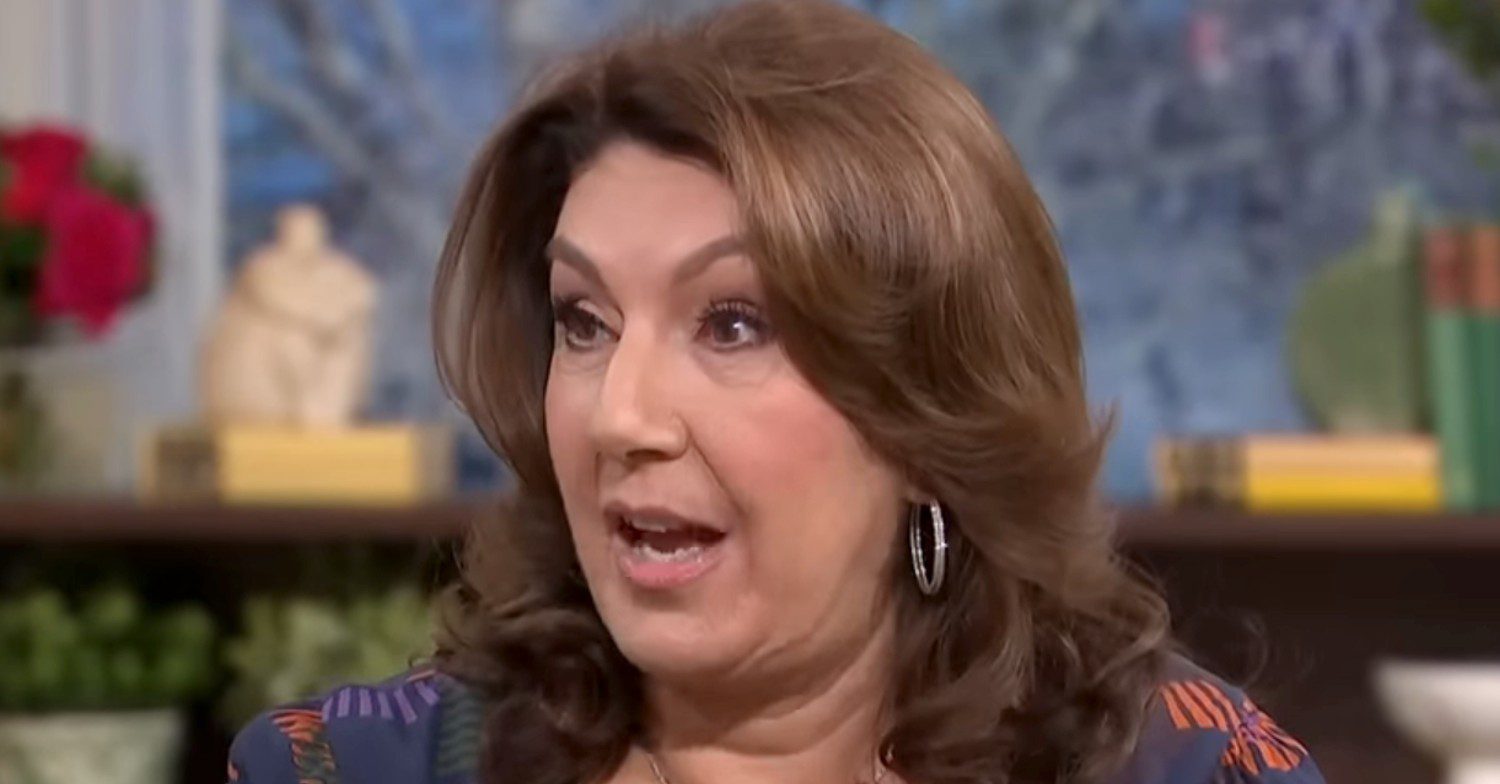 Jane McDonald speaking on This Morning