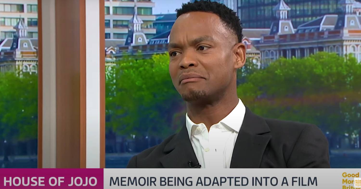Johannes Radebe looks emotional on GMB today