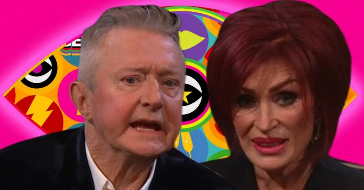Louis Walsh and Sharon Osbourne on Celebrity Big Brother