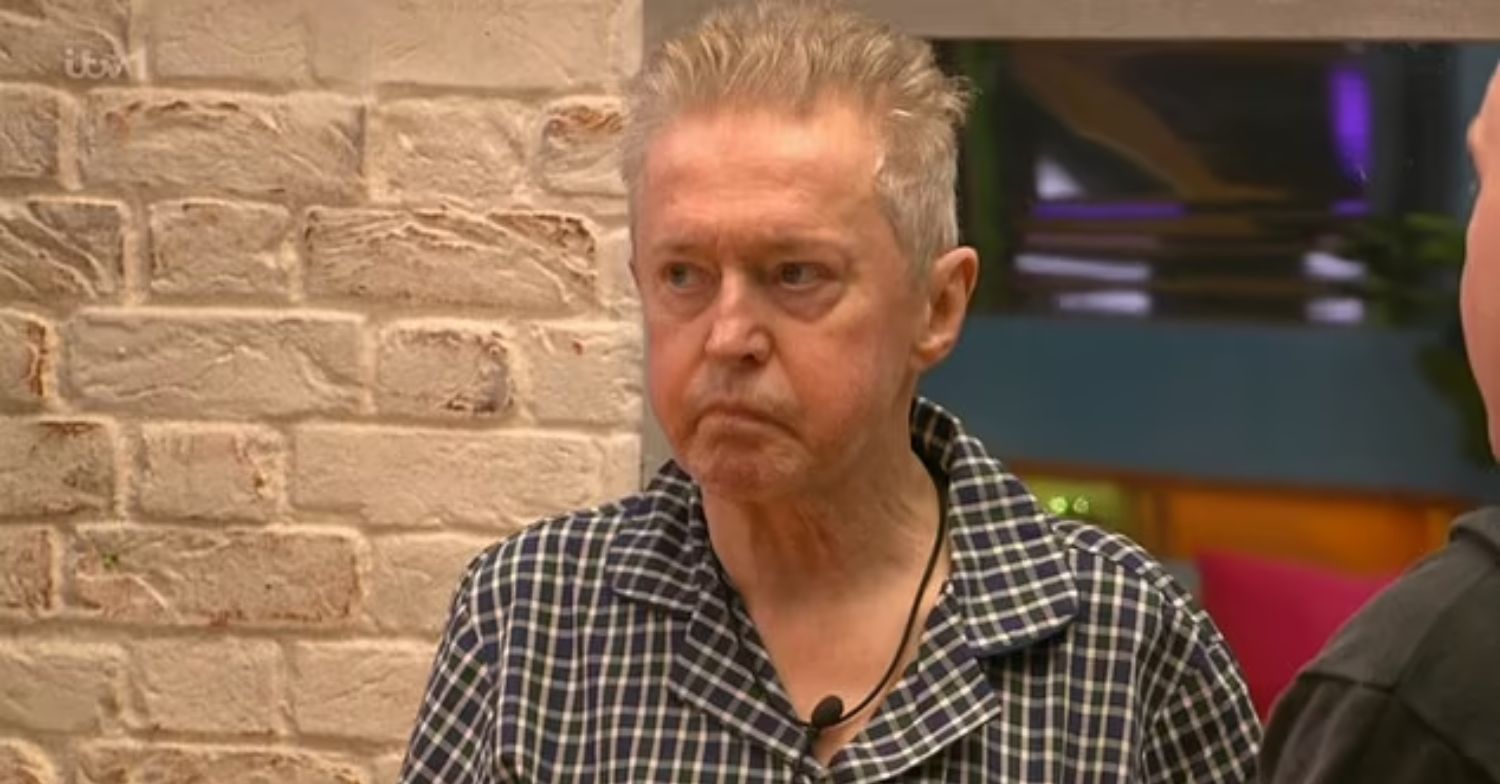 Louis Walsh in the Celebrity Big Brother house