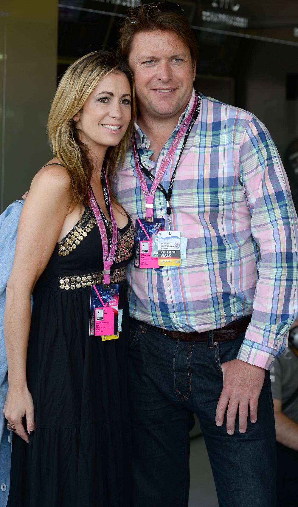 Louise Davies poses with James Martin