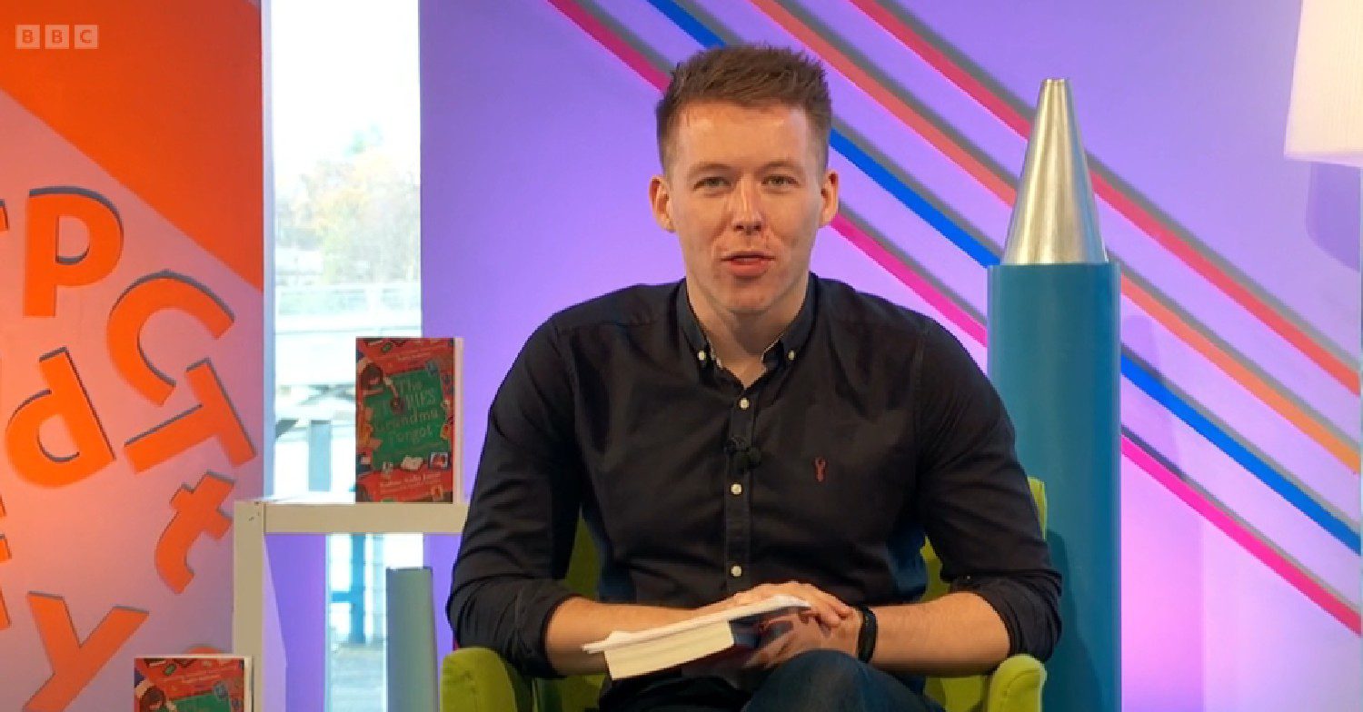 Nick Sheridan speaking on BBC Authors Live