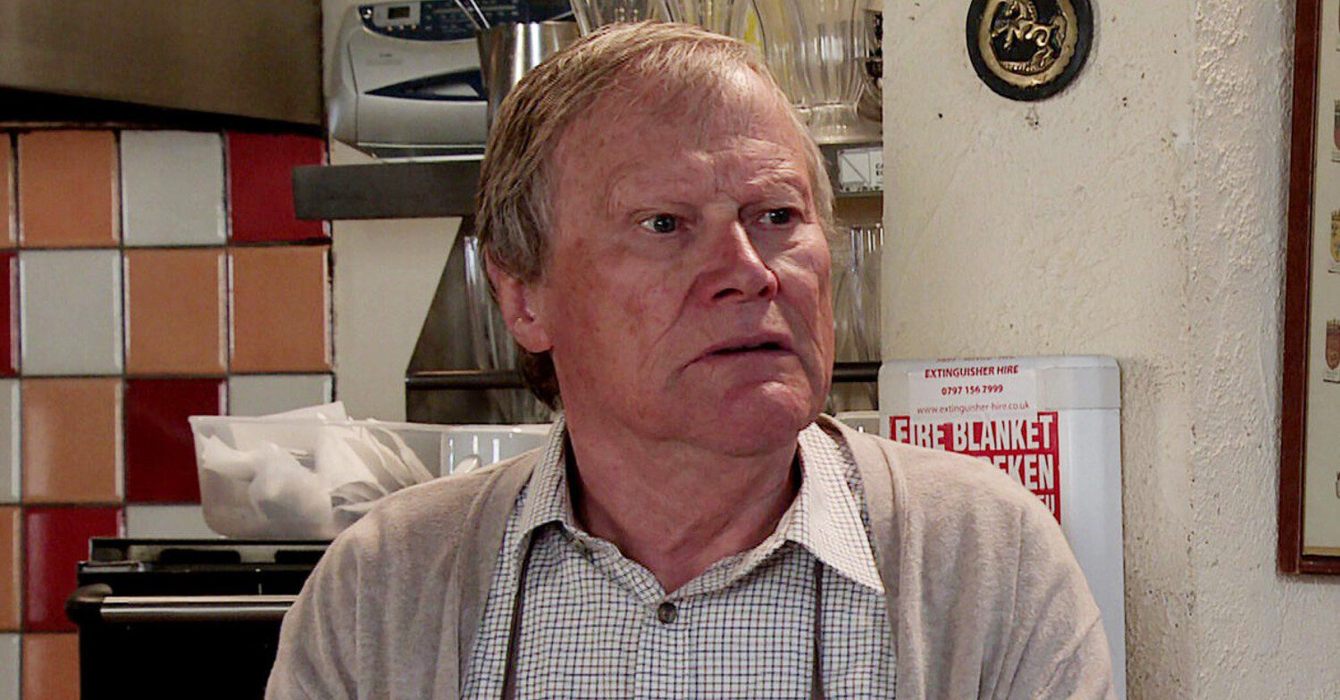 Roy looks worried on Coronation Street (Credit: ITV)