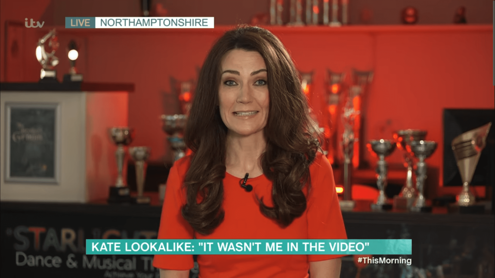 Kate Middleton doppelganger on This Morning