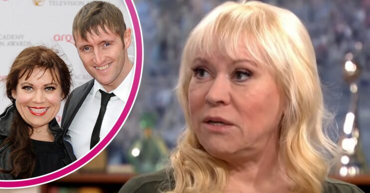 Tina Malone on This Morning and smiling with husband Paul Chase