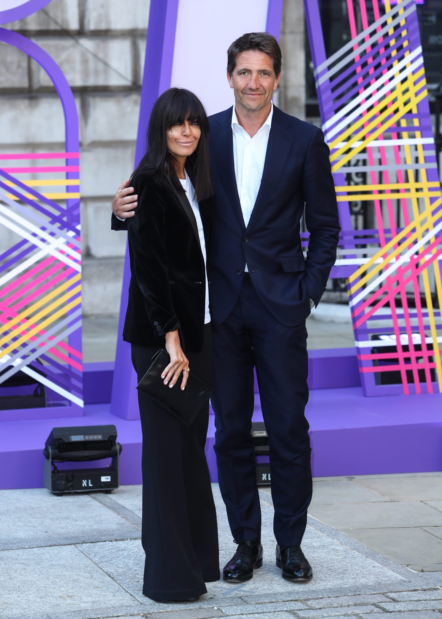 Claudia Winkleman and Kris Thykier smiling