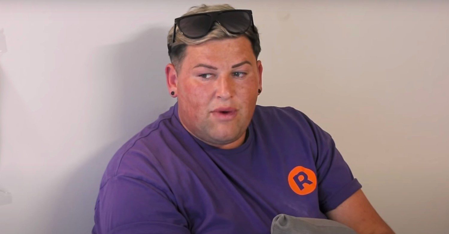 David Potts looking bored on Ibiza Weekender