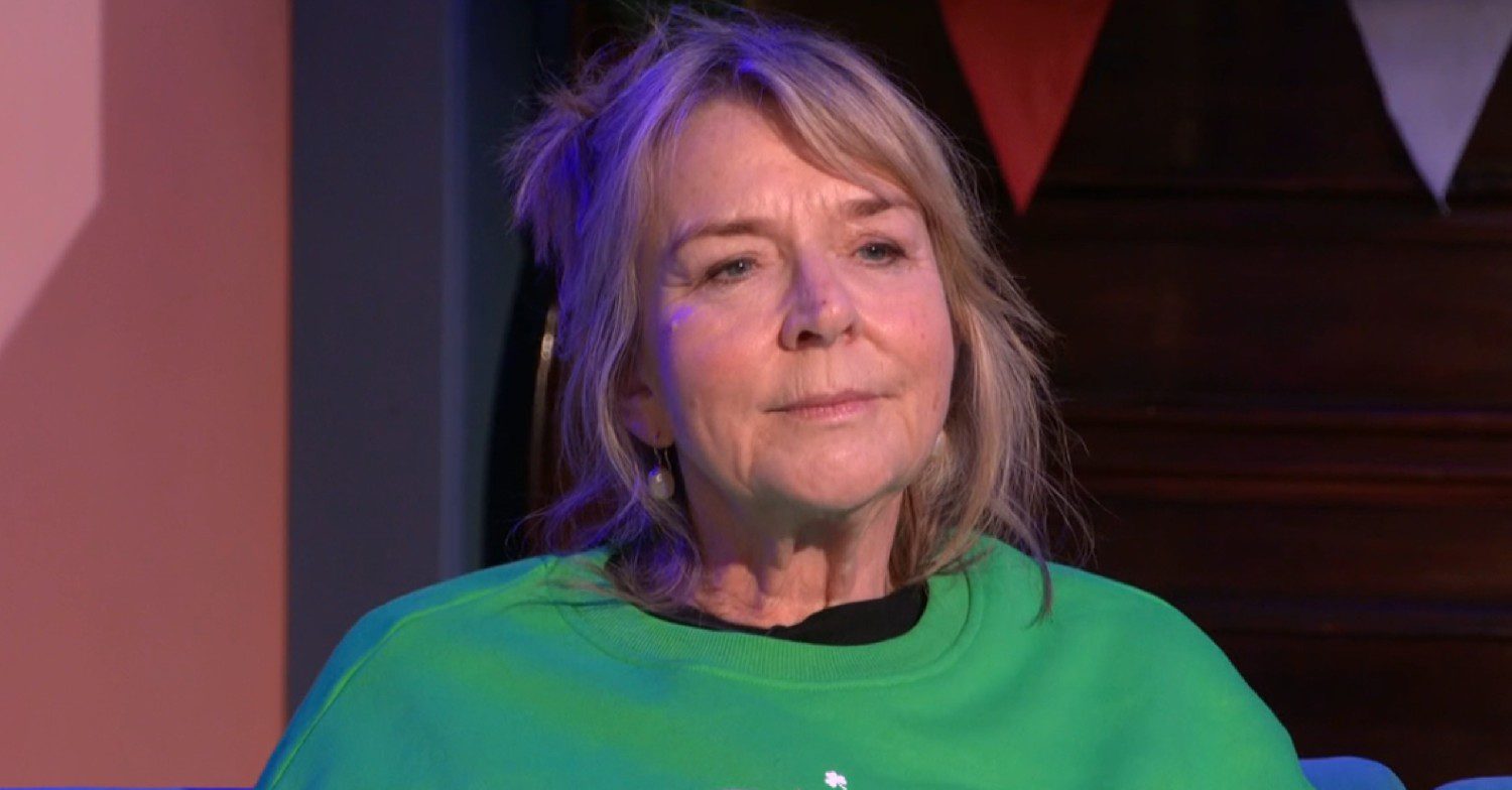 Fern looking serious on Celebrity Big Brother