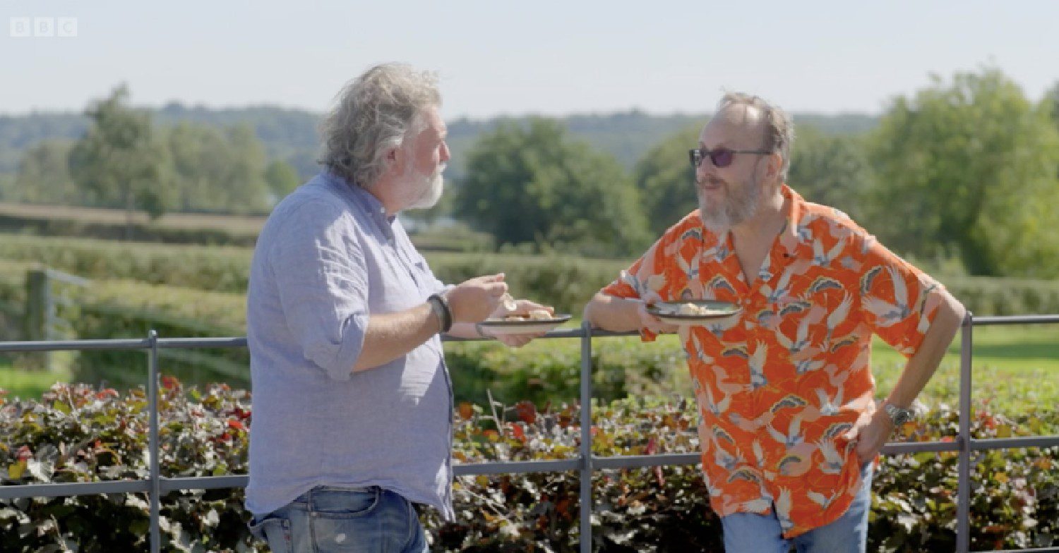 Si King and Dave Myers on Hairy Bikers show