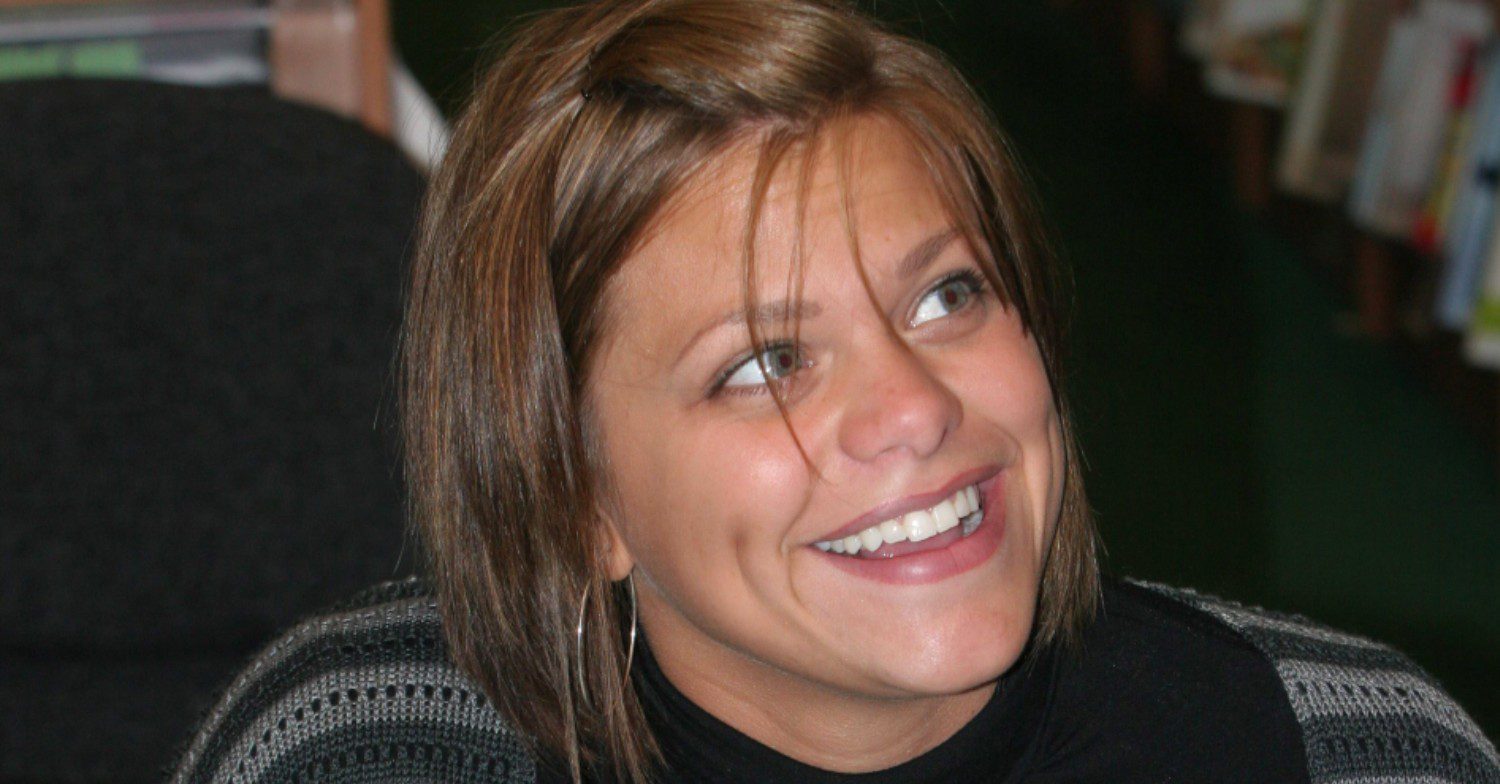 Jade Goody smiling