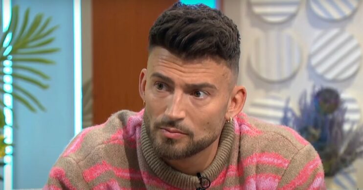 Jake Quickenden speaking on Lorraine