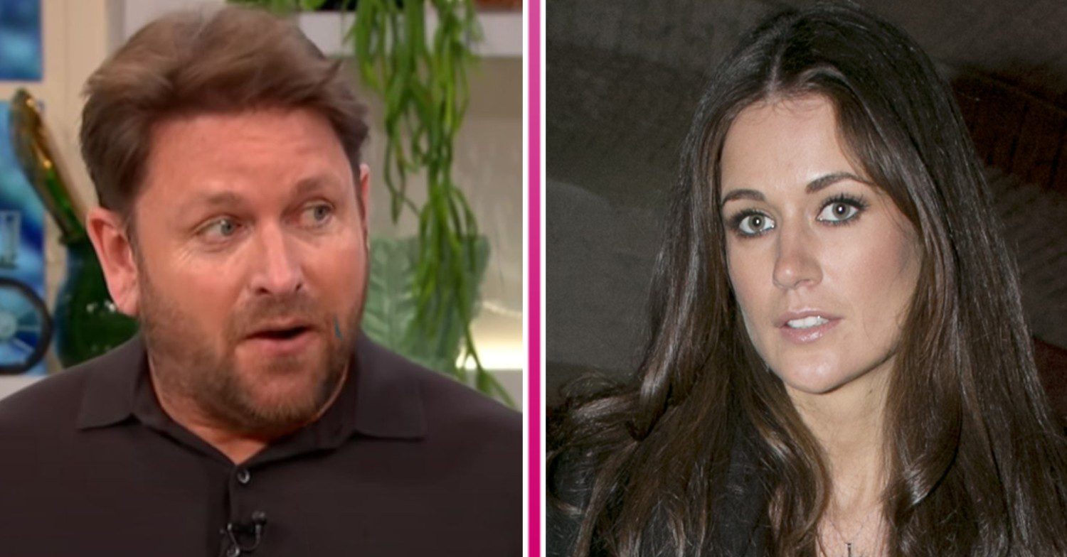 James Martin looking the side, Kim Johnson looking in front