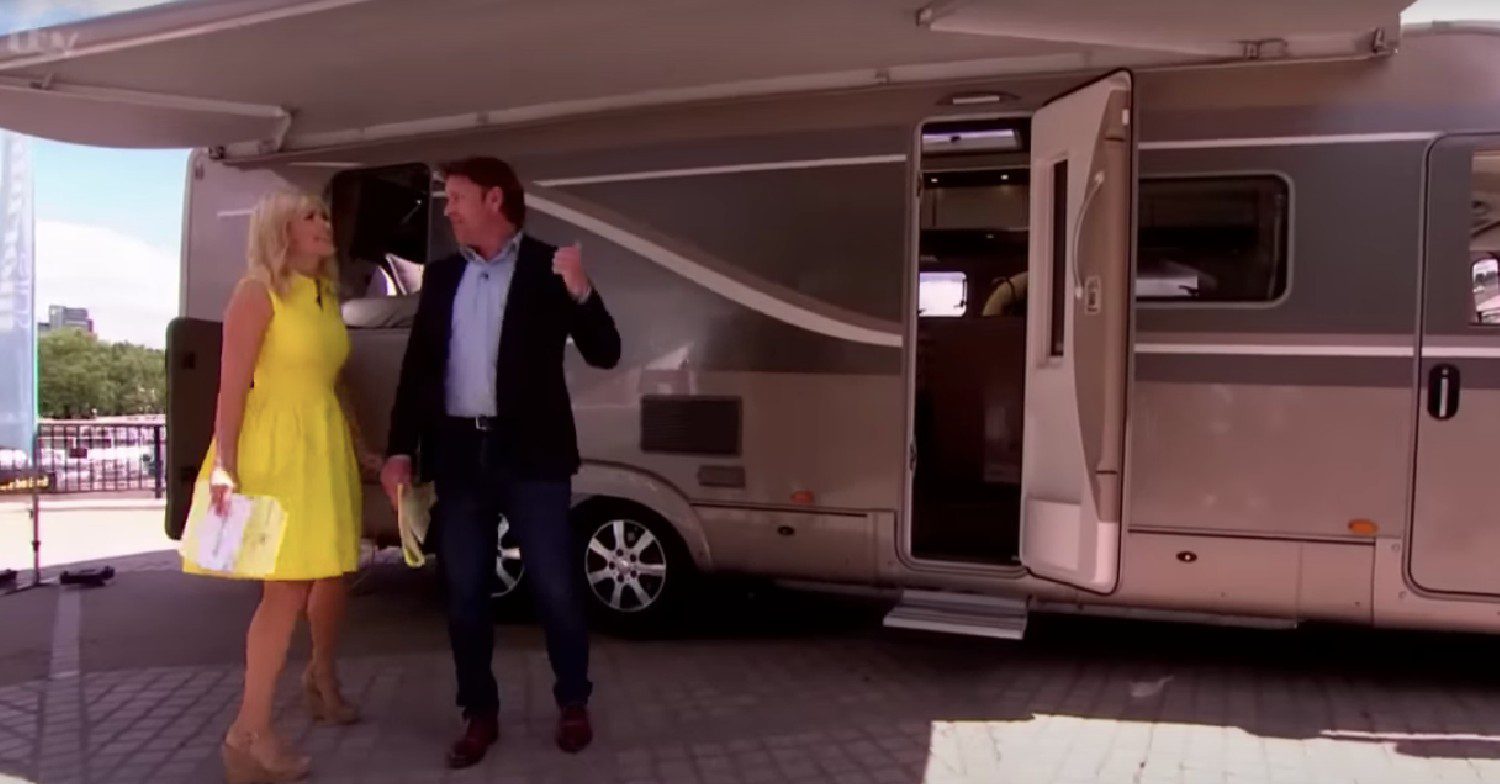 Saturday Morning host James Martin and his motorhome