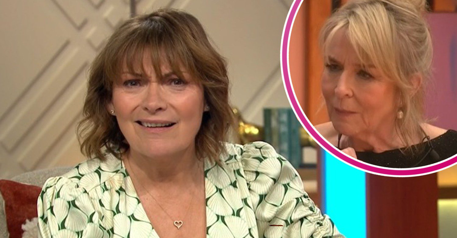 Lorraine looking shocked with Fern Britton on Celebrity Big Brother