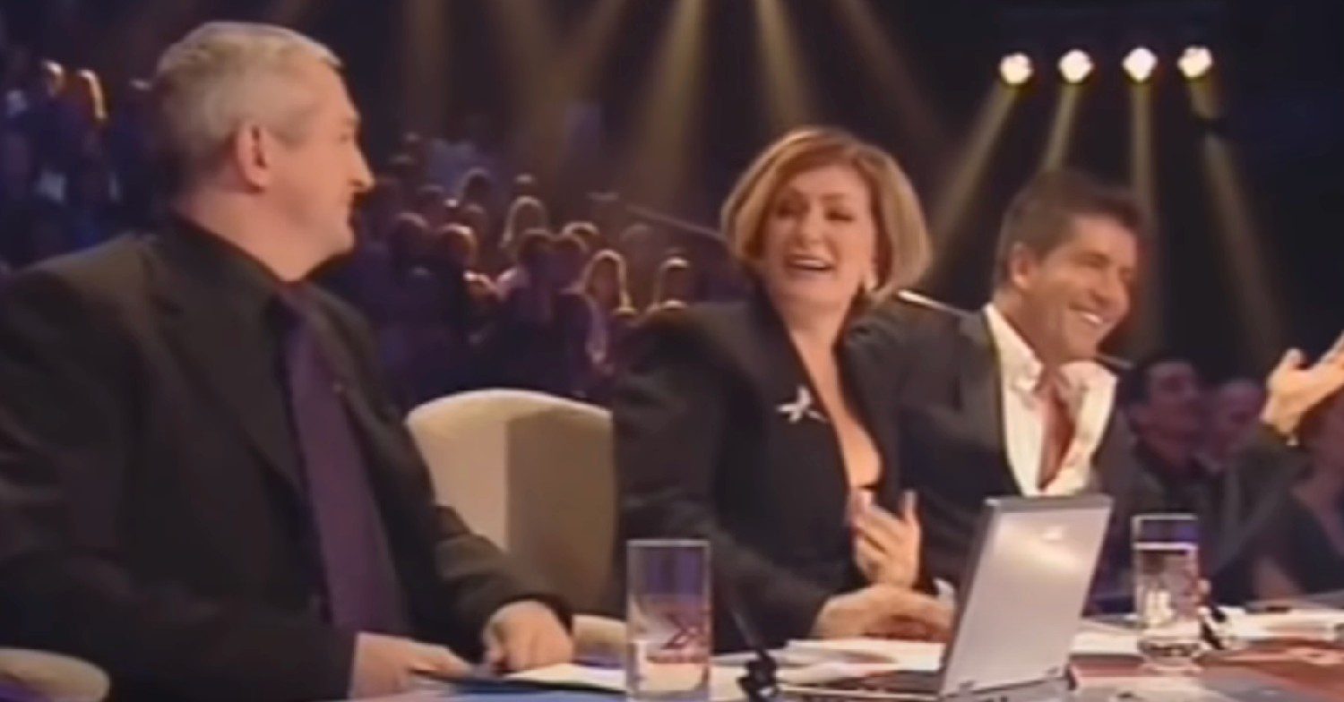 Louis Walsh, Sharon Osbourne and Simon Cowell on The XFactor