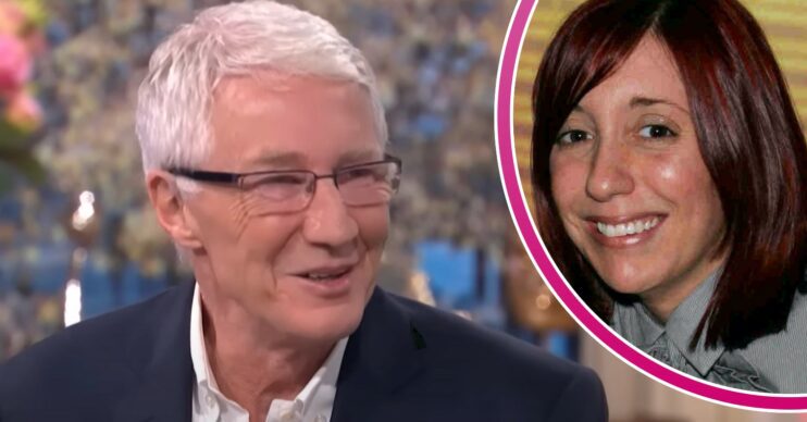 Paul O'Grady on This Morning / Sharon Mousley smiling