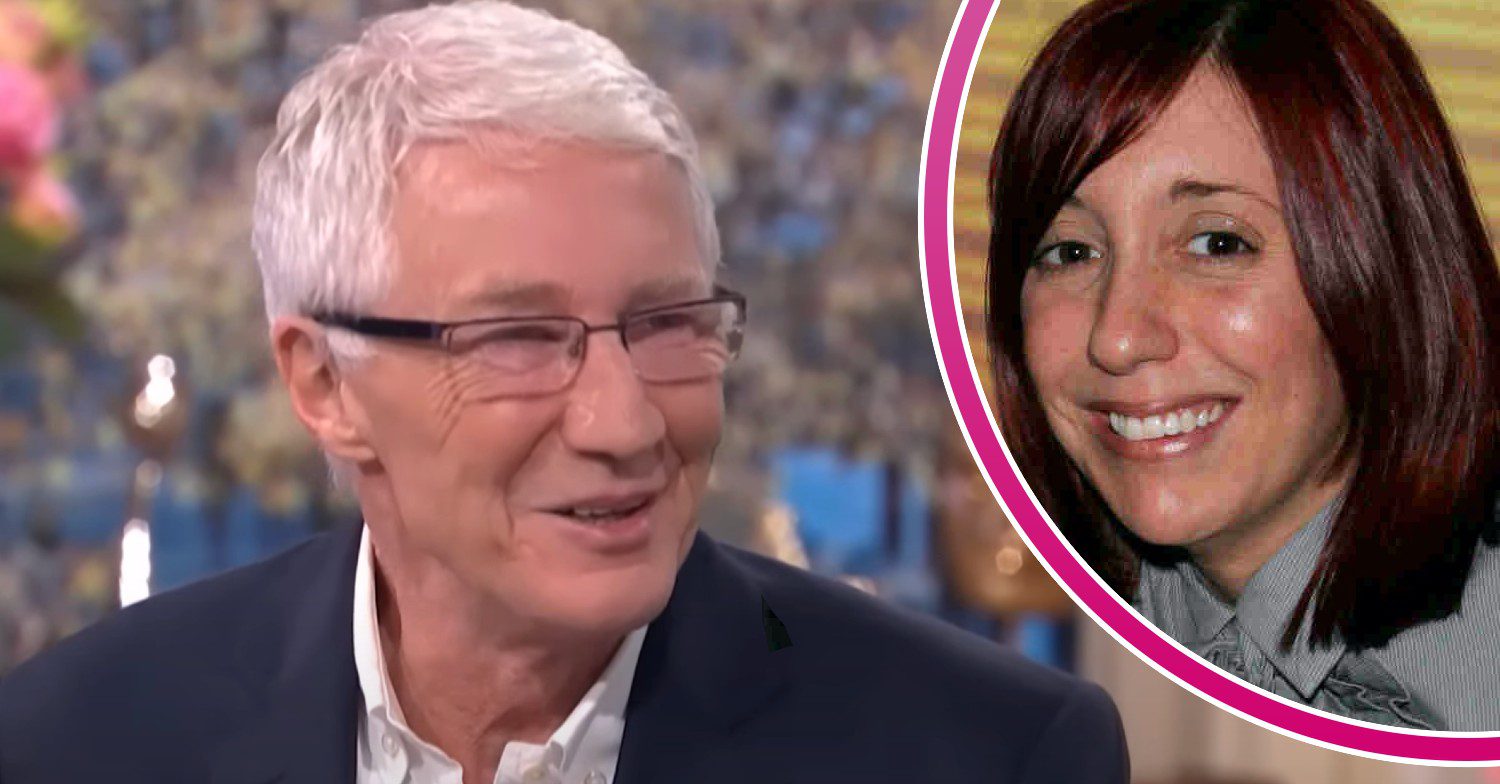 Paul O'Grady on This Morning / Sharon Mousley smiling