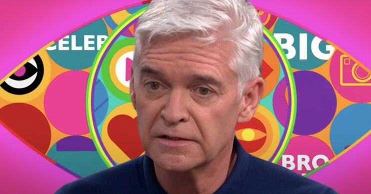 Celebrity Big Brother 2024 logo with Phillip Schofield