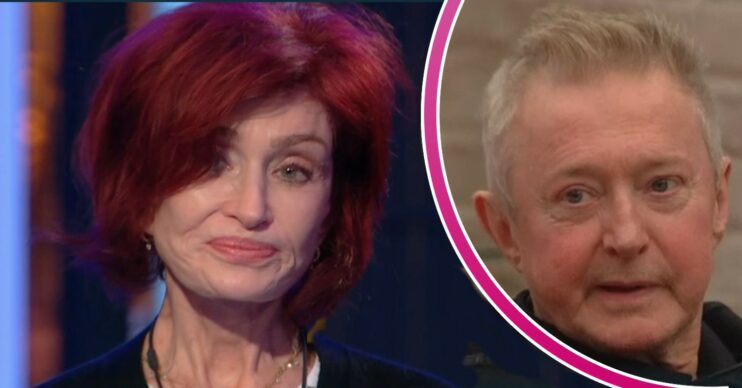 Sharon Osbourne and Louis Walsh in the Celebrity Big Brother house