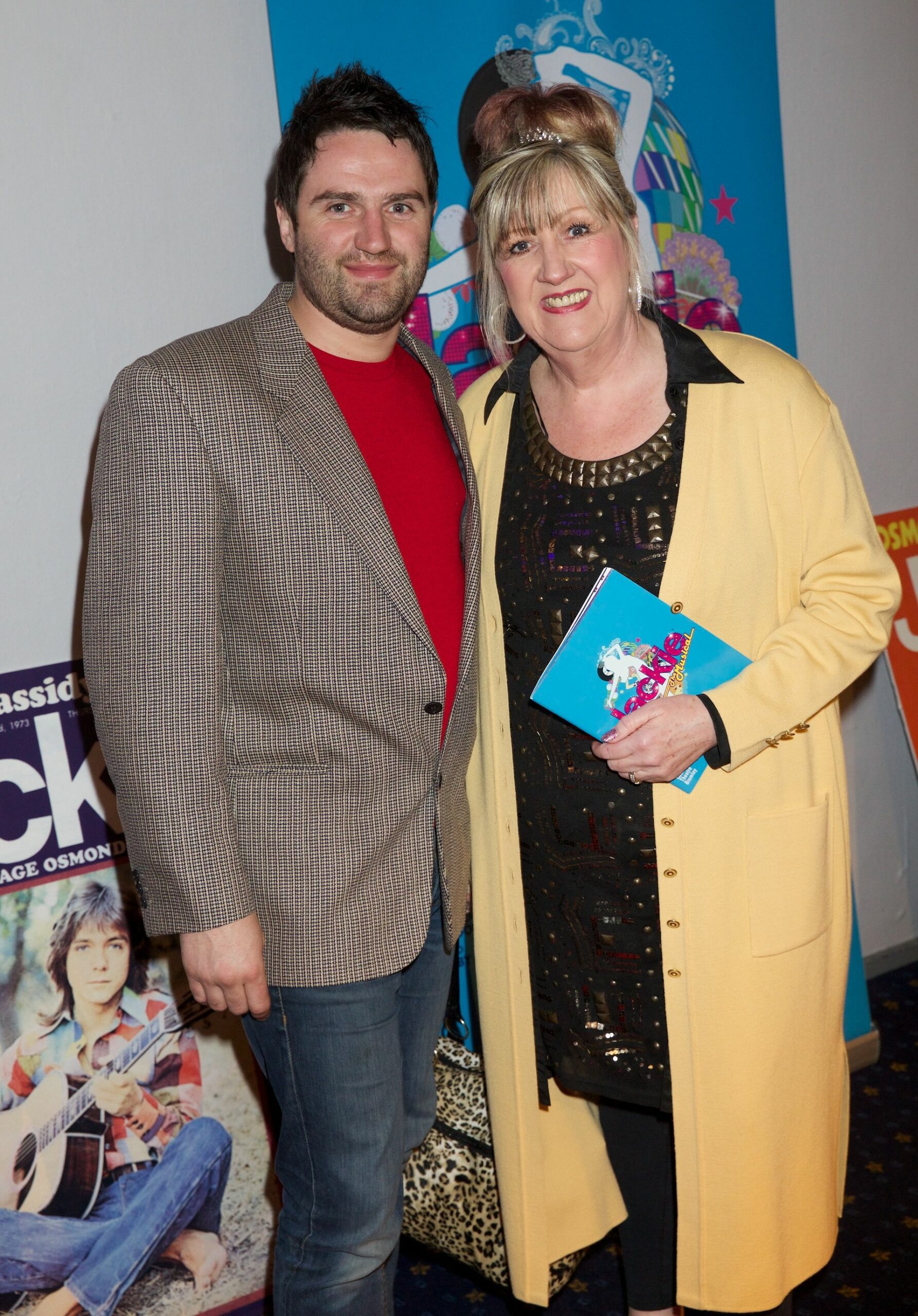 George Gilbey posing with his mum Linda