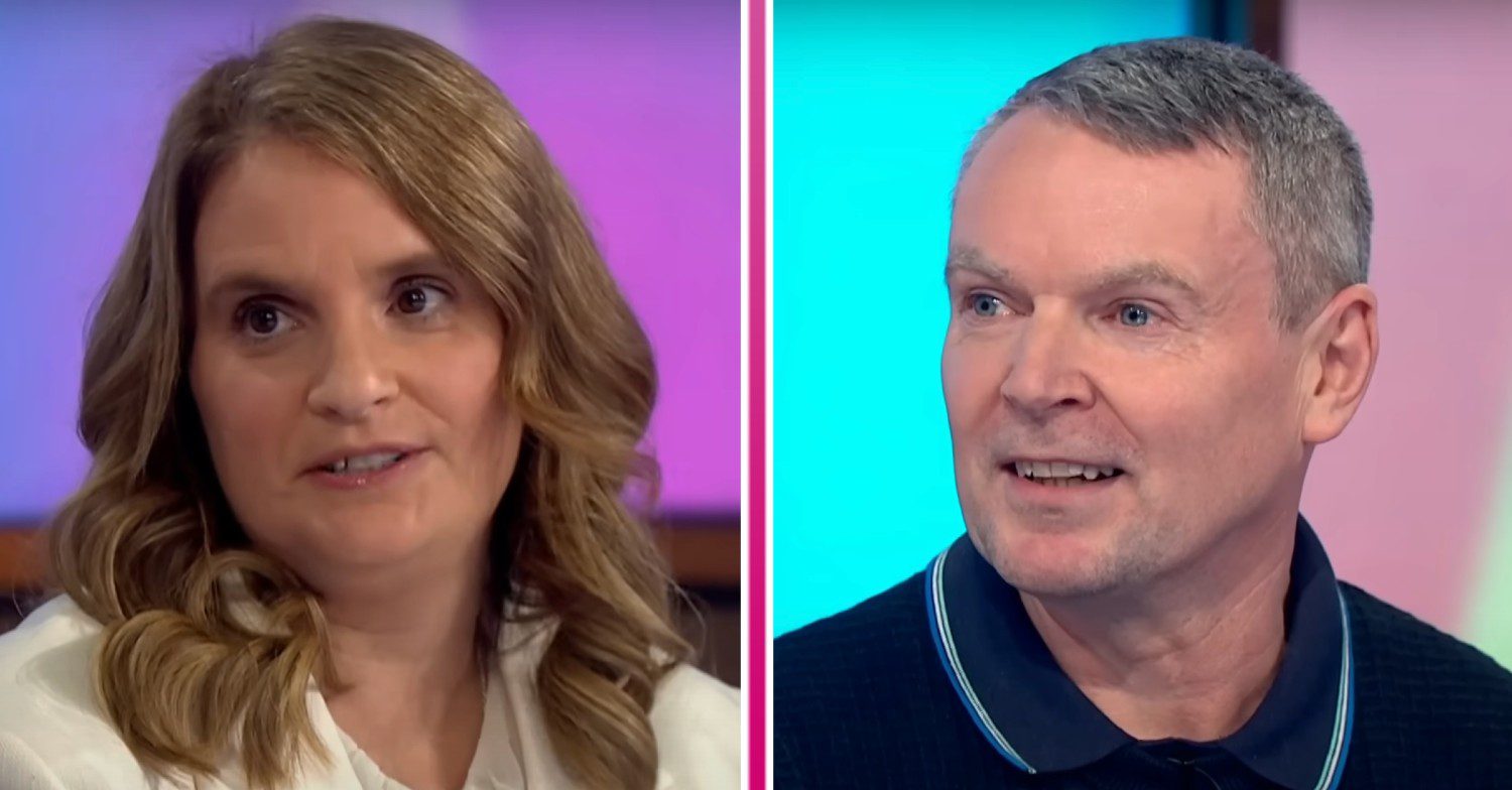 Sue and Noel Radford smiling on Loose Women