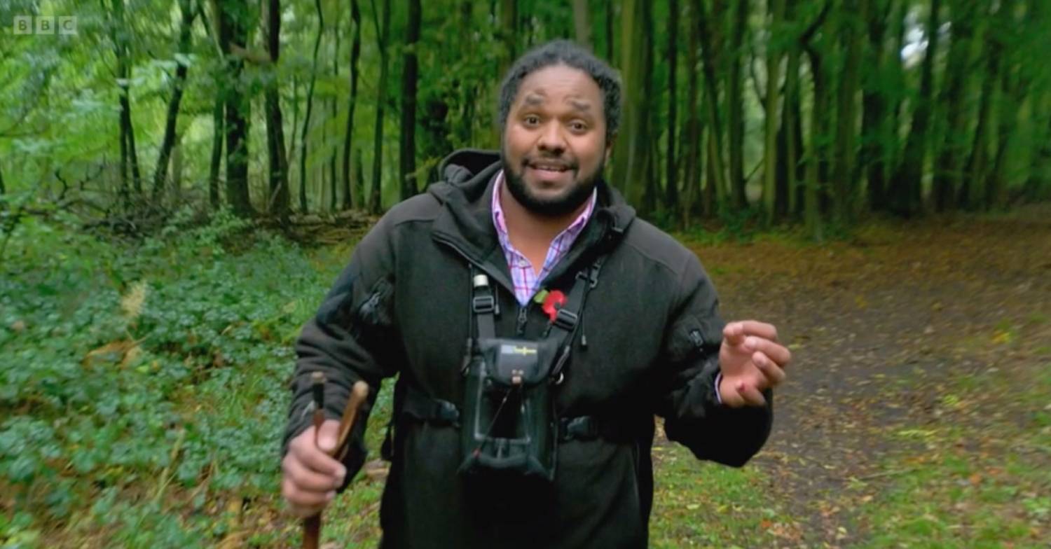 Countryfile presenter Hamza Yassin speaks to camera