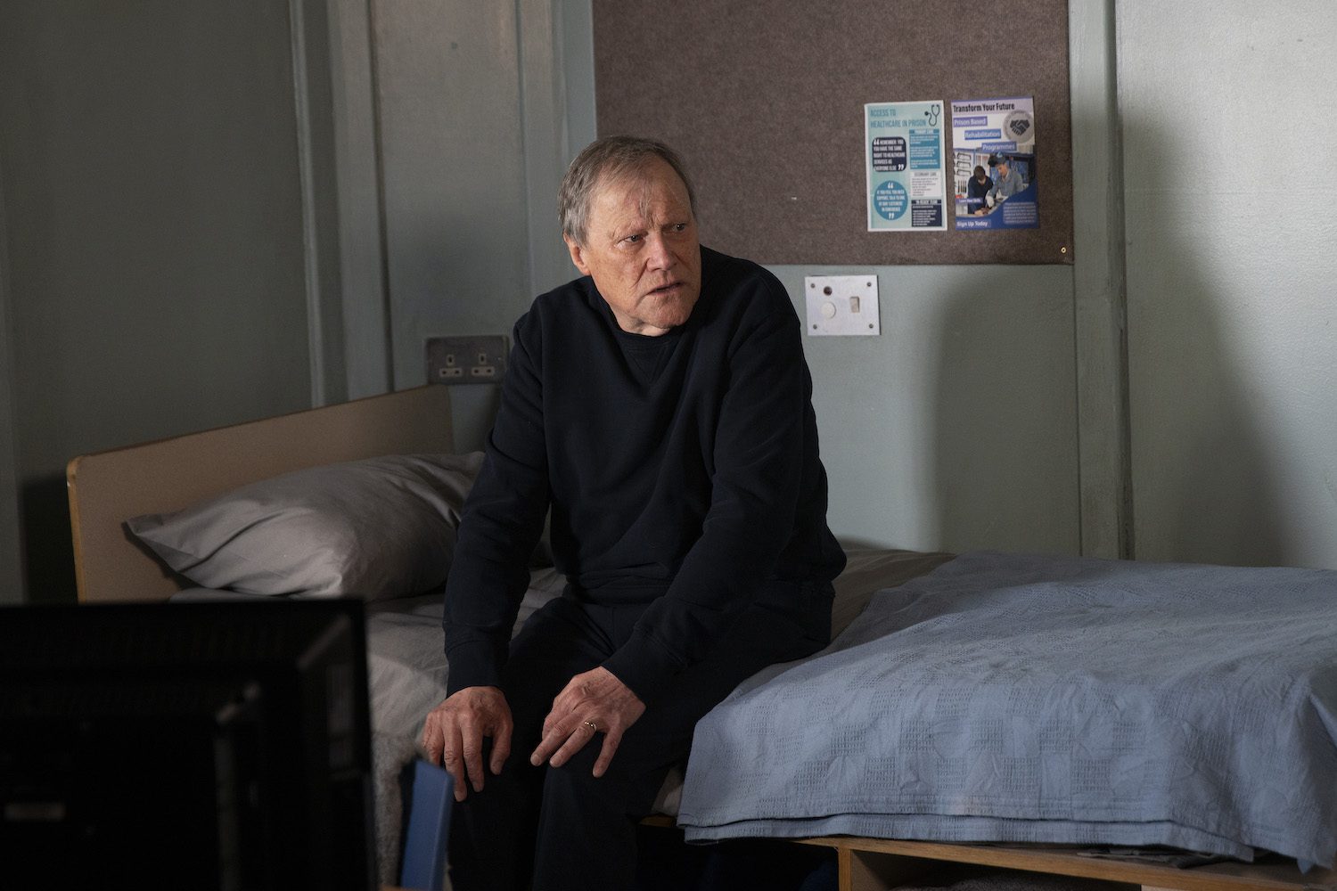 Roy refuses food in prison in Corrie