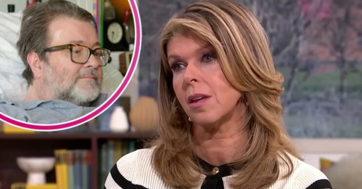 Derek Draper and Kate Garraway talking