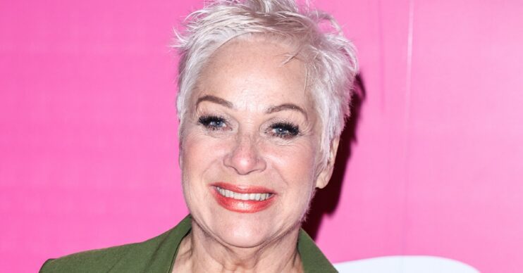Denise Welch smiling
