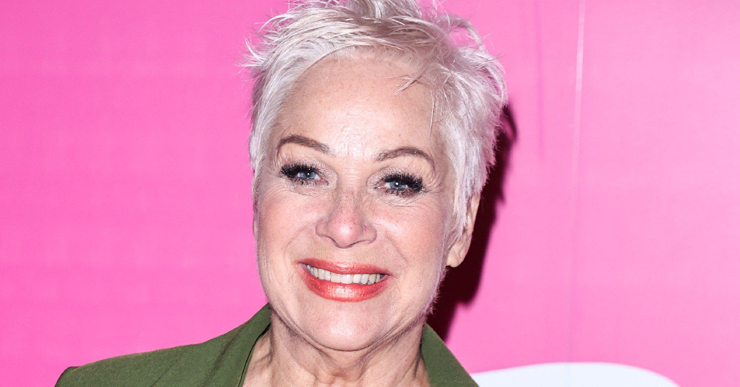 Denise Welch smiling