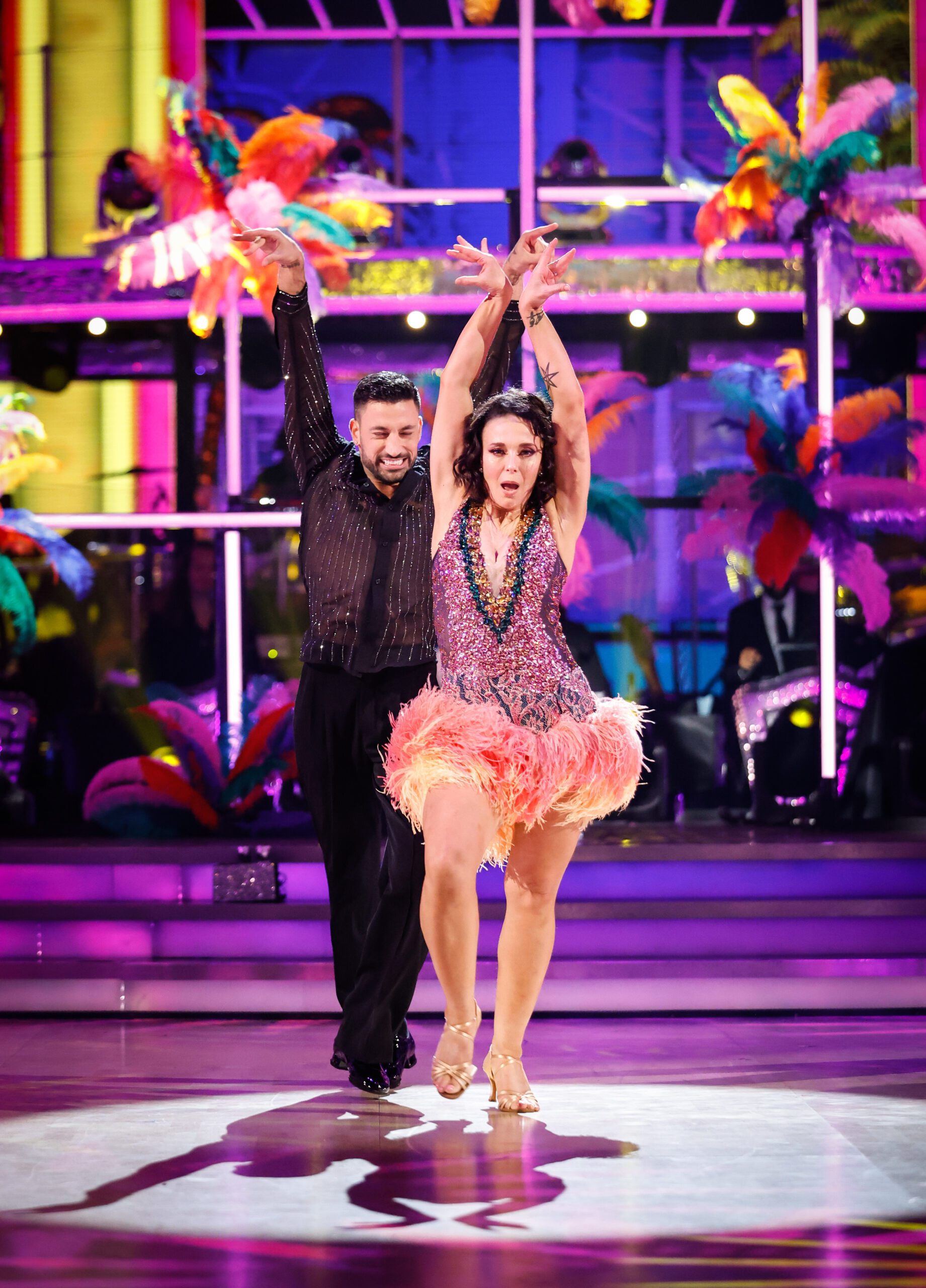 Giovanni Pernice dancing with Amanda Abbington
