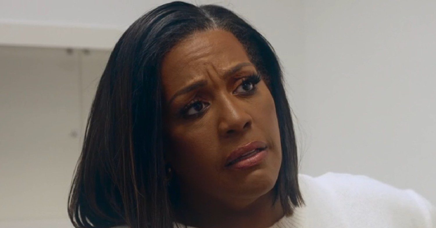 Alison Hammond frowning on For the Love of Dogs