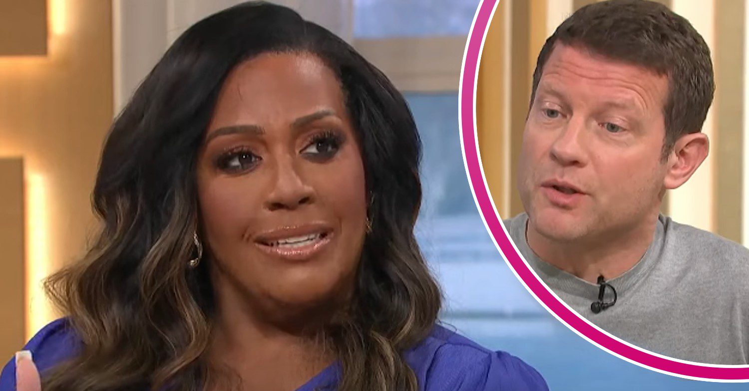 Alison Hammond and Dermot O'Leary speaking on This Morning today