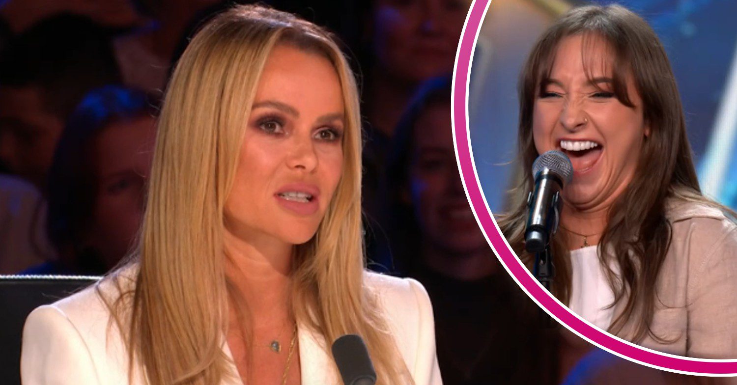 Amanda Holden and Sydnie Christmas on BGT