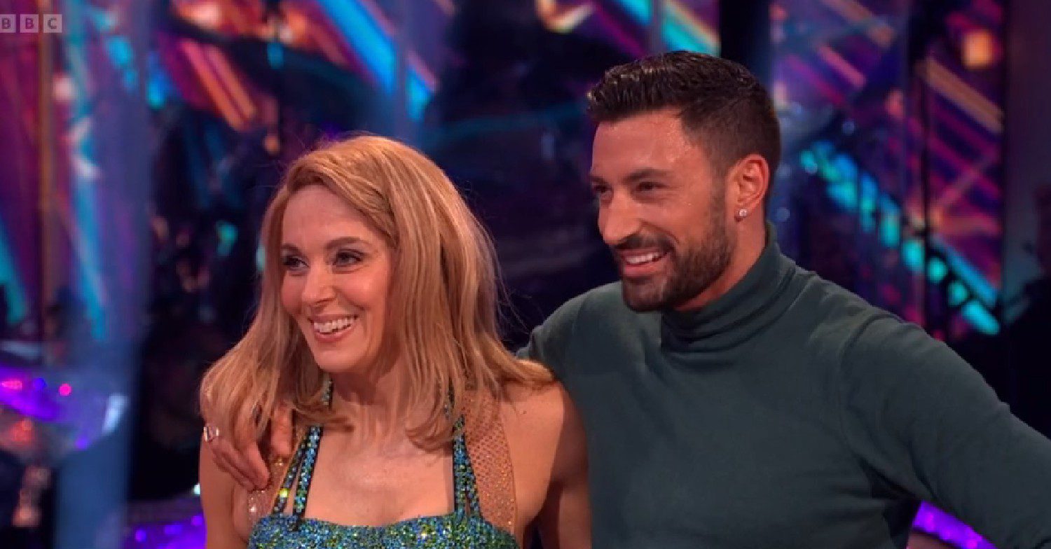 Amanda Abbington and Giovanni Pernice on Strictly