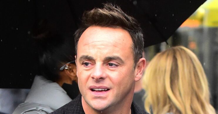 Ant McPartlin looking to the side