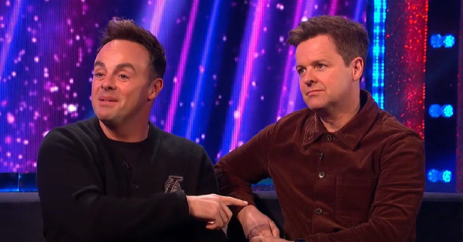 Ant and Dec speaking on This Morning