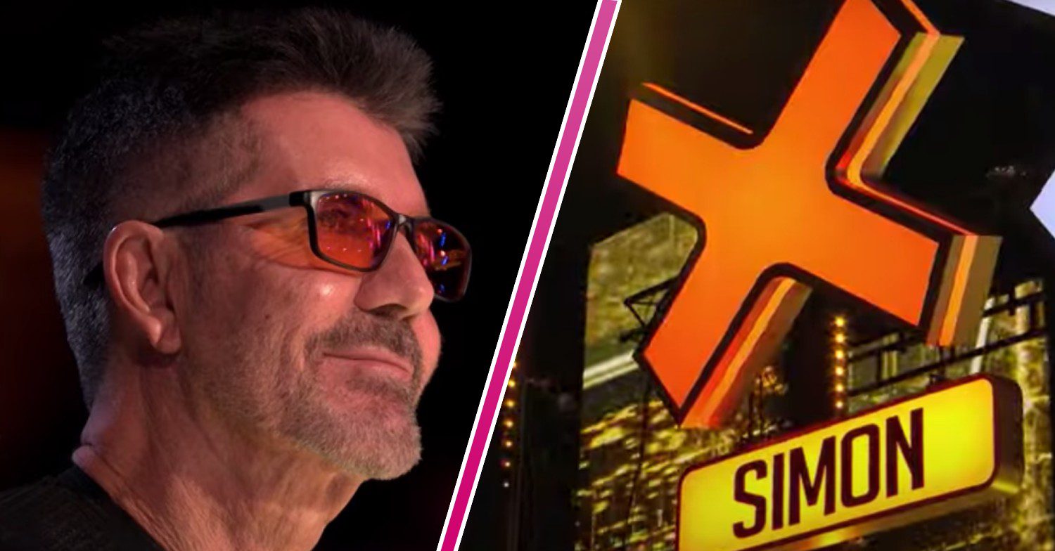 Simon Cowell smiles