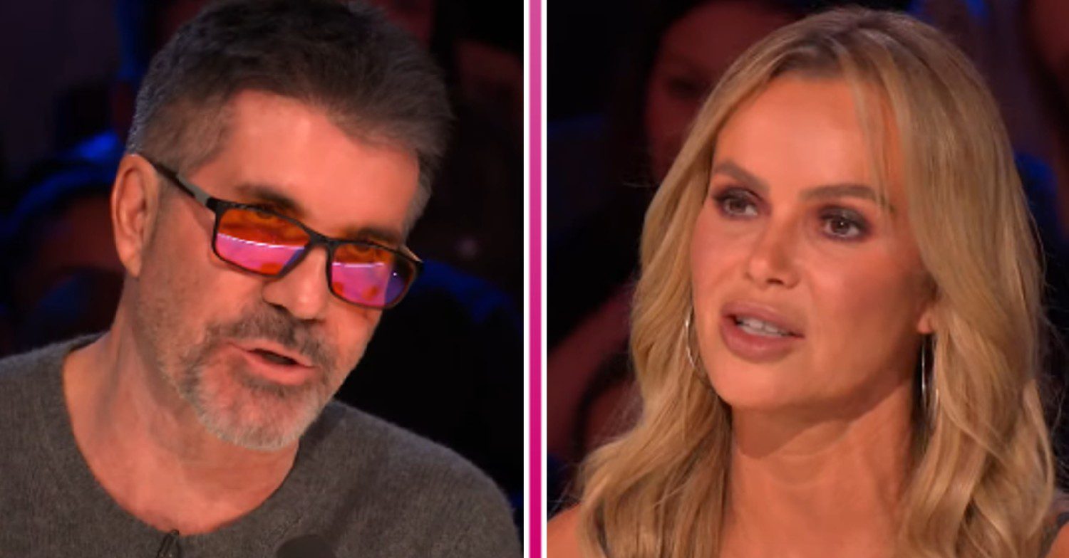 Simon Cowell and Amanda Holden on BGT 2024