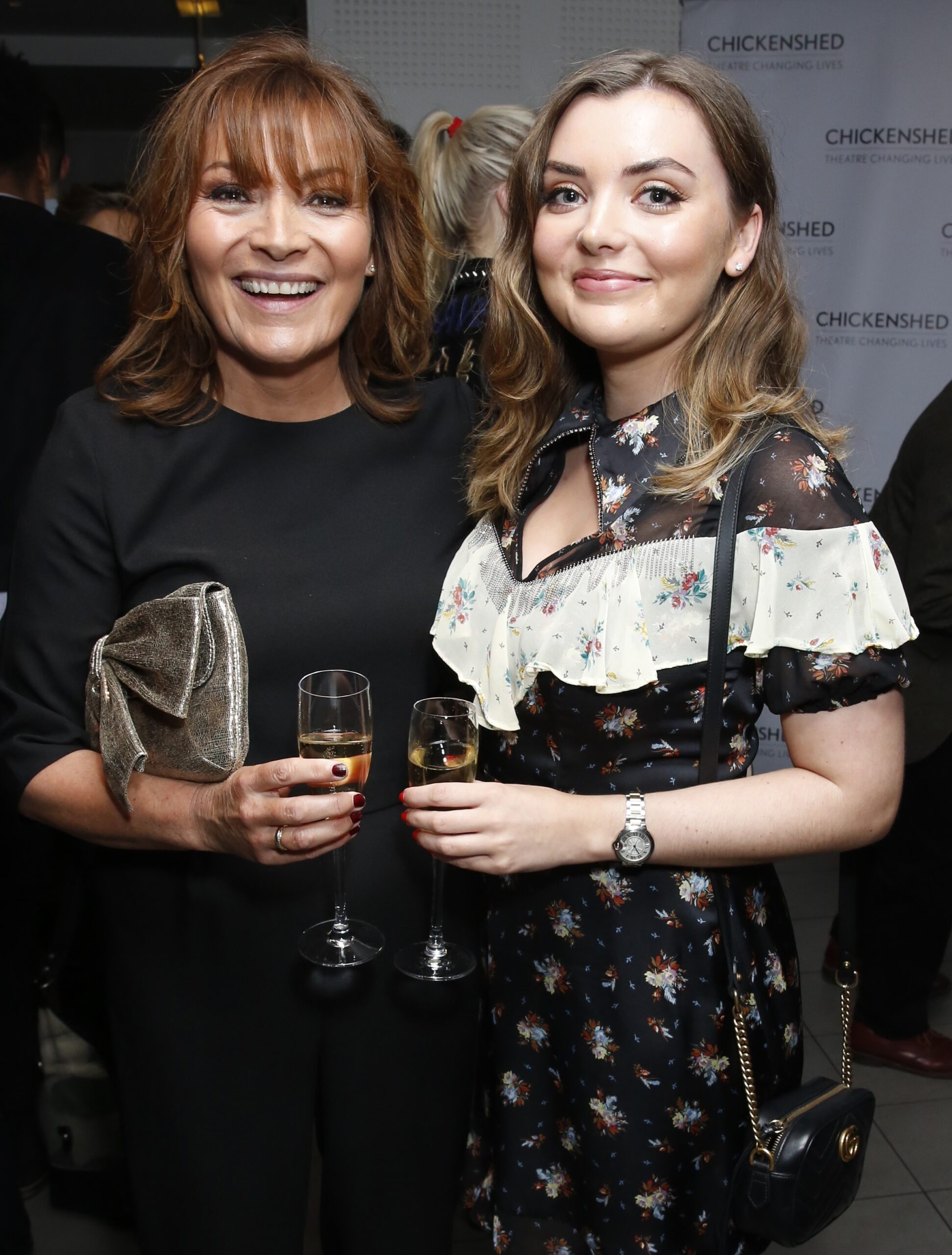 Lorraine Kelly and her daughter Rosie smiling