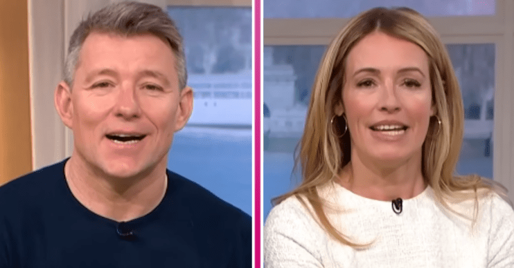 This Morning presenters Ben Shephard and Cat Deeley speaking on the show