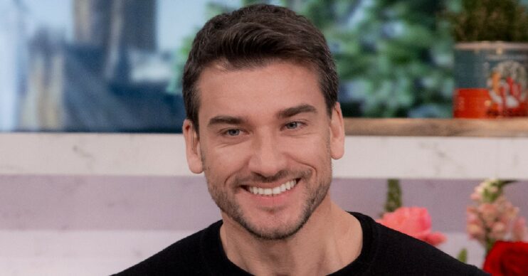 Damiano Carrara smiling on This Morning today