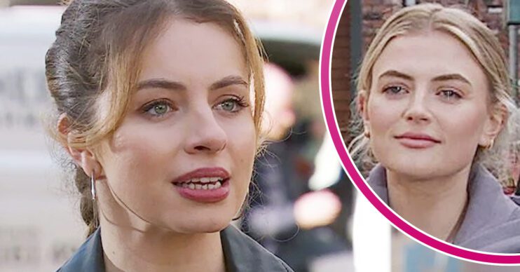 Coronation Street's Daisy, and in a bubble is Bethany