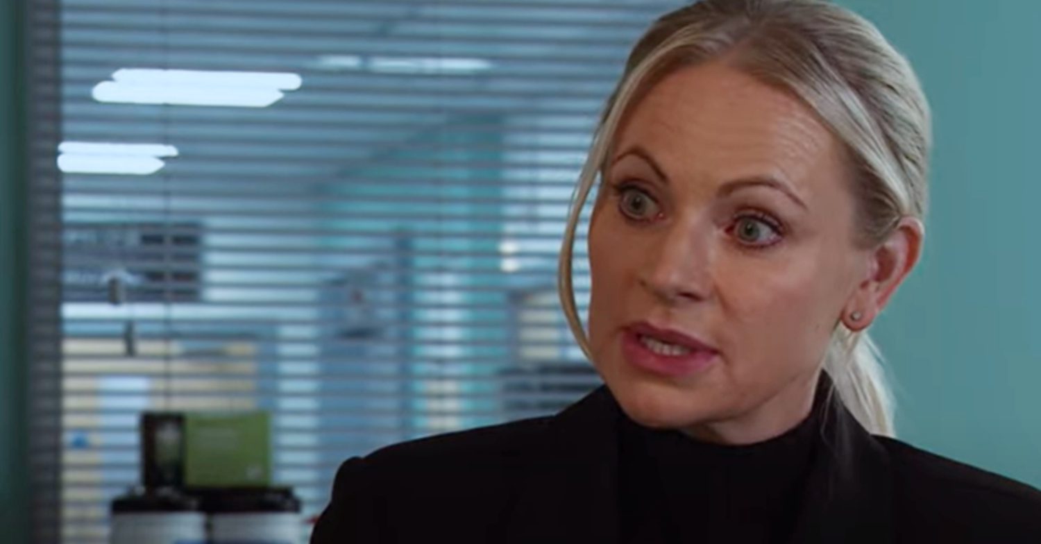 Coronation Street's DS Swain is serious