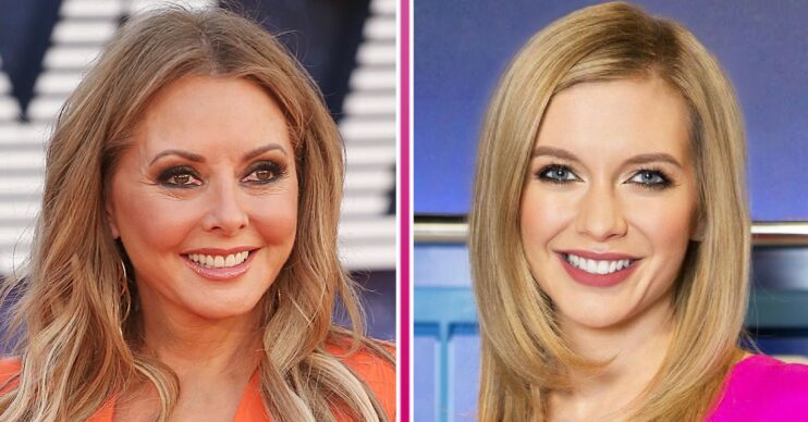 Carol Vorderman and Rachel Riley smiling