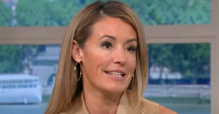 Cat Deeley talking on This Morning today