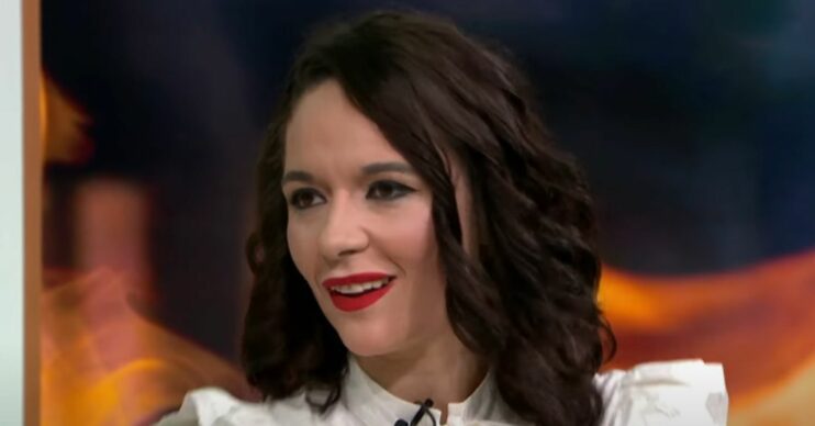 Charlotte Chilton smiling on Good Morning Britain
